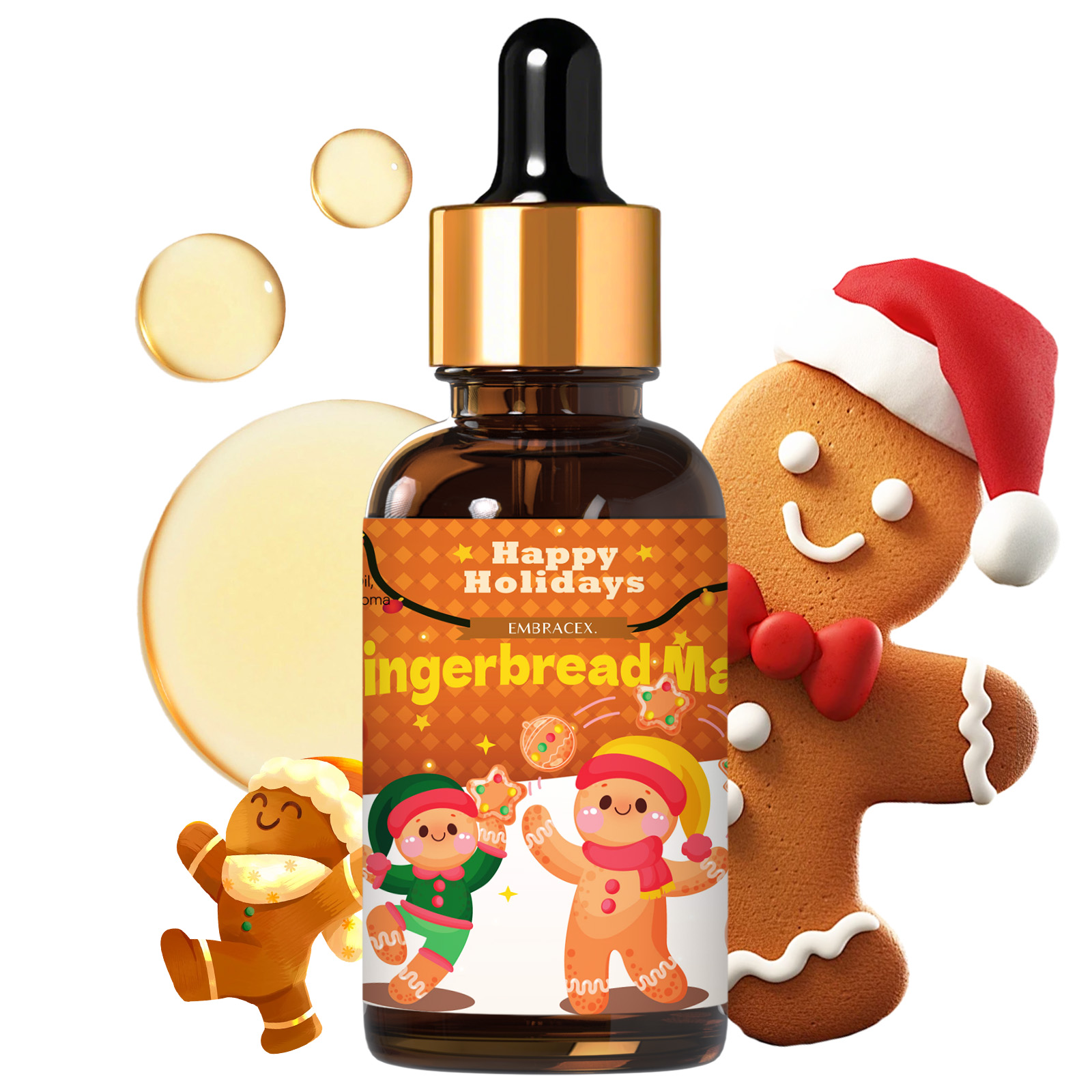 Candle Making Supplies Fragrance Oils - 30ml Gingerbread Man Essential Oil Car