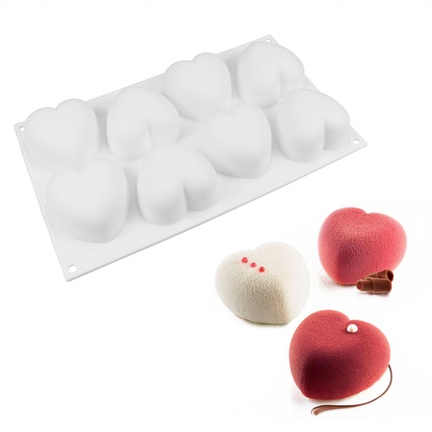 Love Heart Silicone Soap Mold  - Candle Making Supplies For Beginners review and price