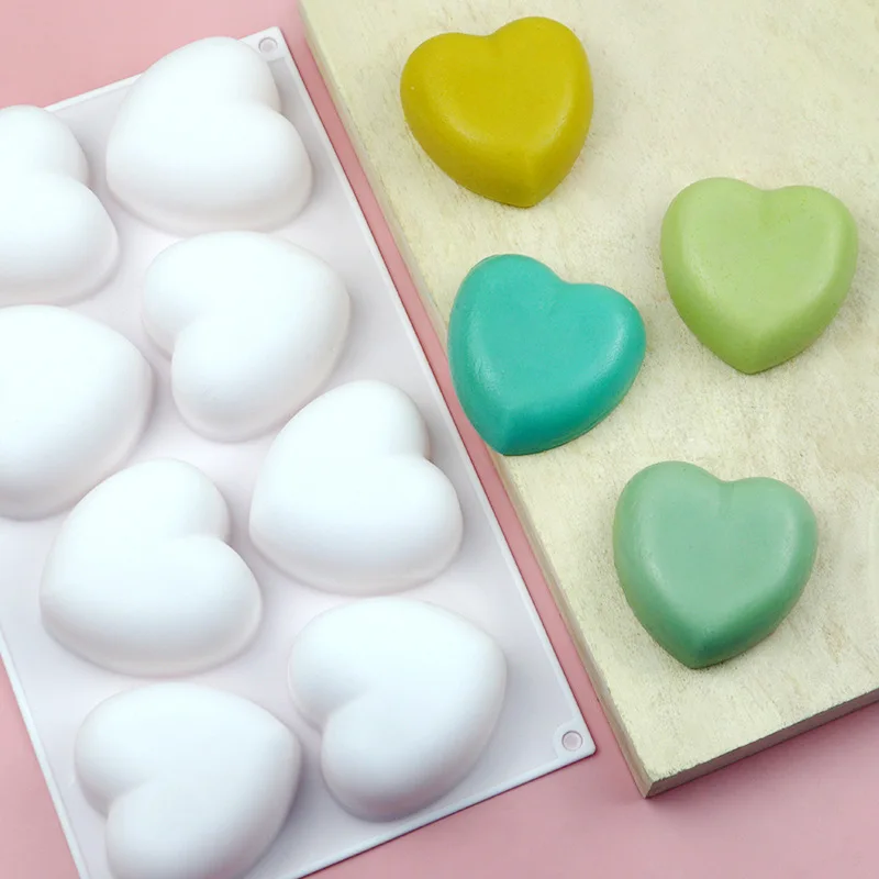 Love Heart Silicone Soap Mold  - Candle Making Supplies For Beginners review and price