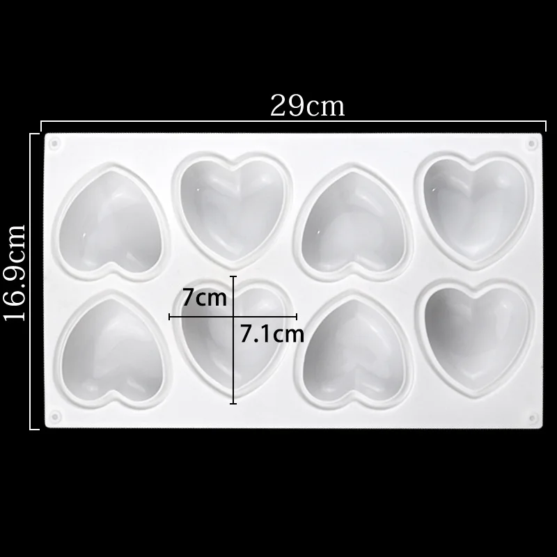 Love Heart Silicone Soap Mold  - Candle Making Supplies For Beginners review and price