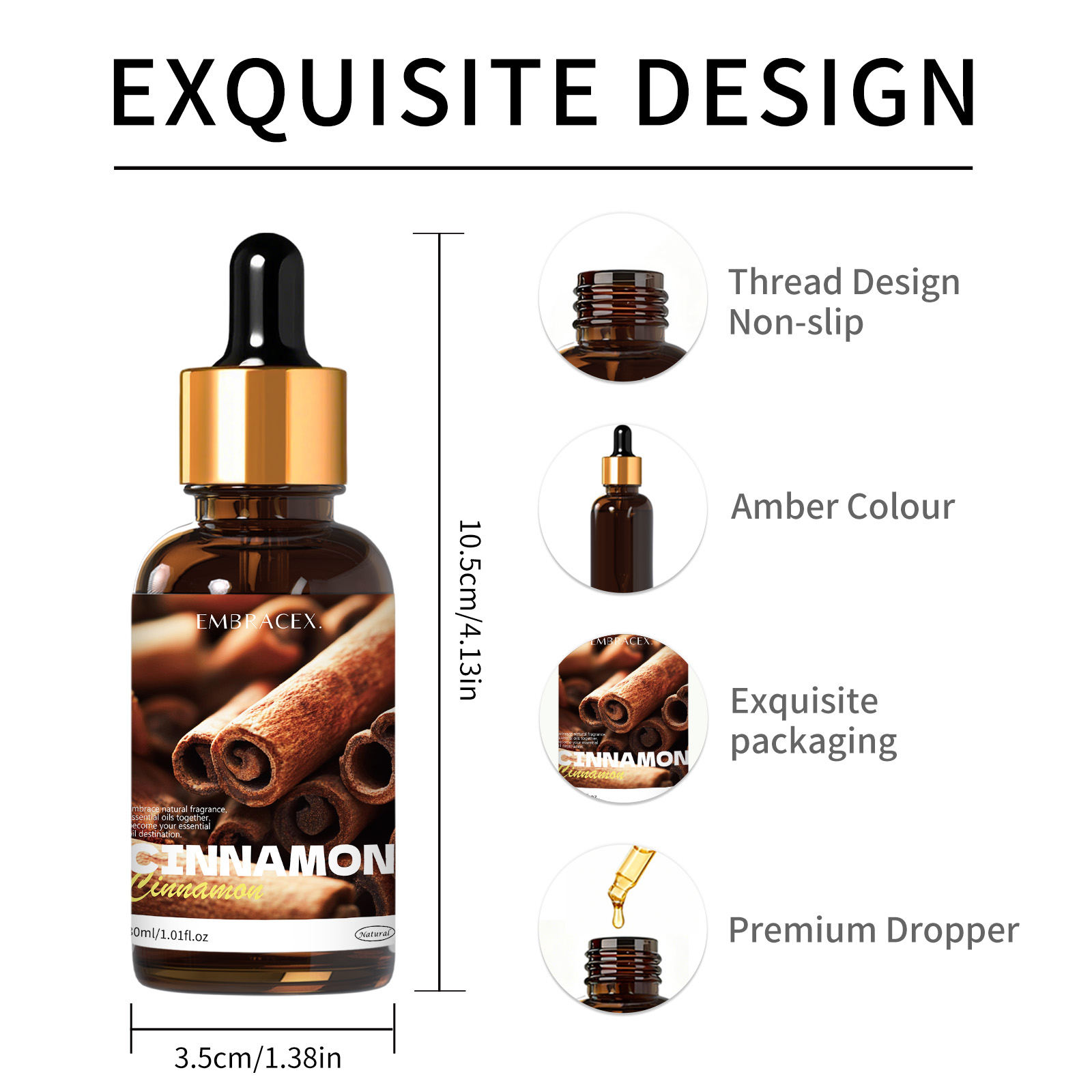 30ml Cinnamon Plant Essential  - Candle Making Supplies Fragrance Oils review and price