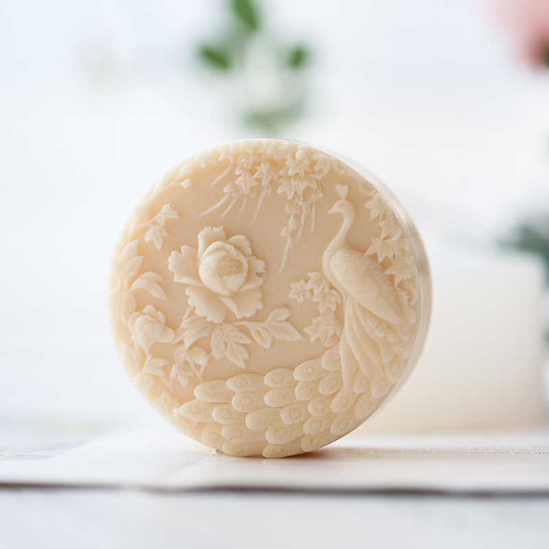 Peacock Flower Pattern Silicon - Candle Supplies In Bulk review and price